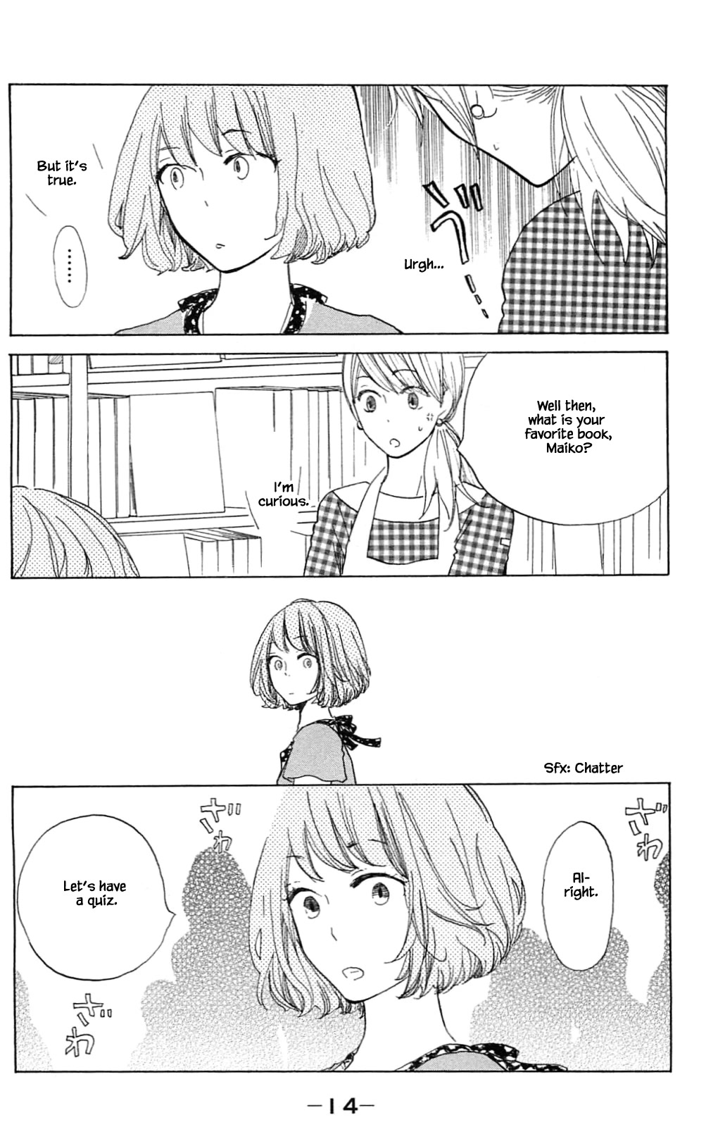Honya no Mori no Akari Chapter 15.1 page 14 - Chapter 15.1