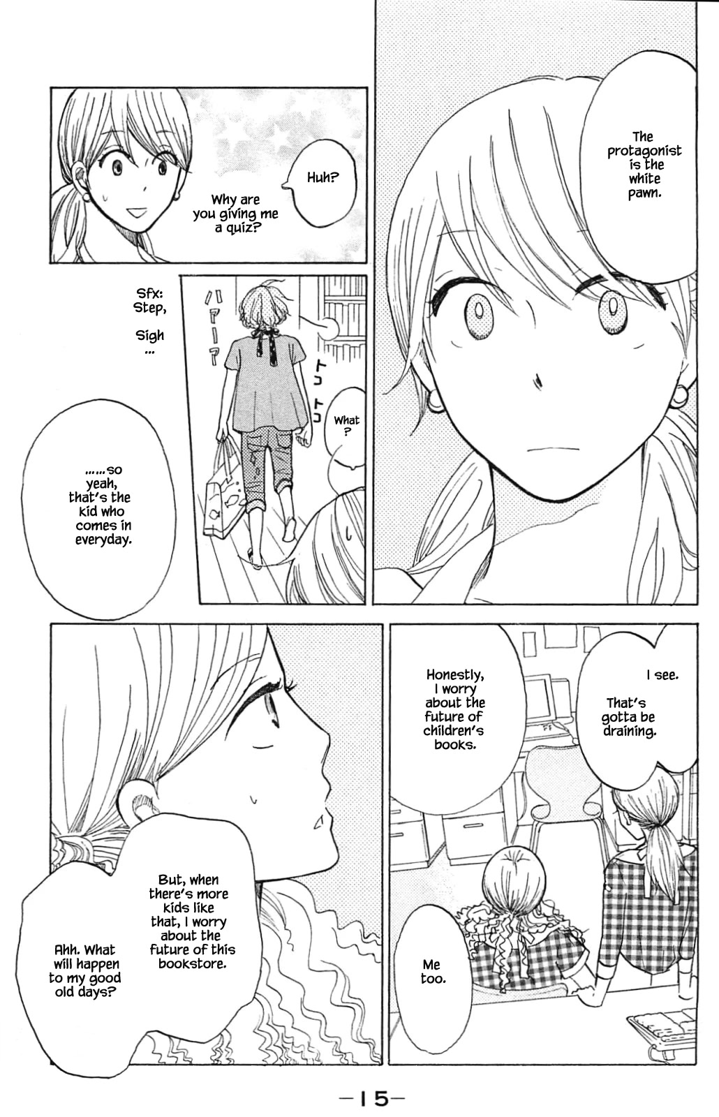 Honya no Mori no Akari Chapter 15.1 page 15 - Chapter 15.1