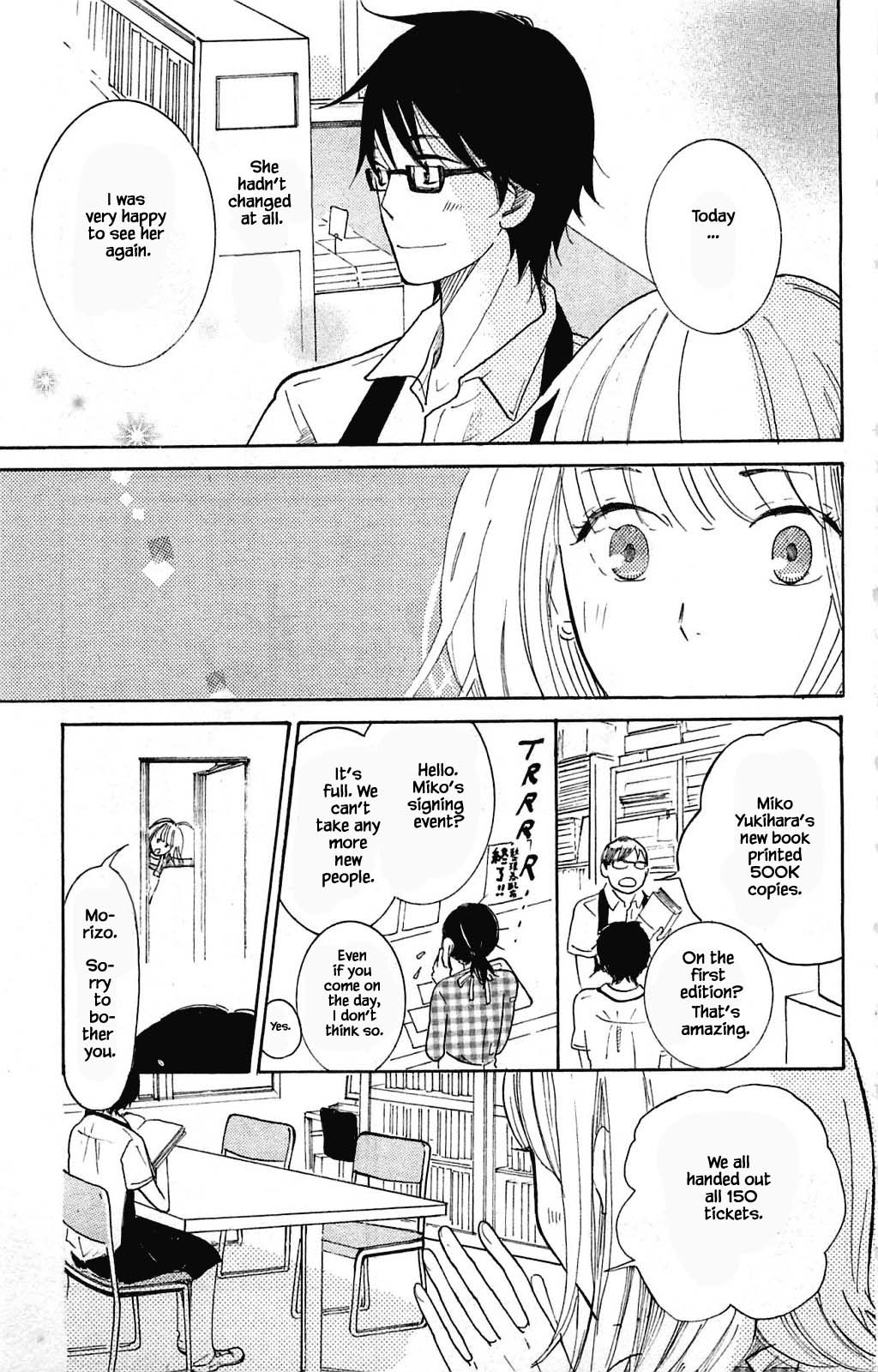 Honya no Mori no Akari Chapter 8.1 page 15 - Chapter 8.1