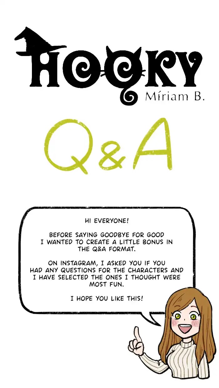 Hooky Chapter 223 page 1 - Chapter 223: Afterword - Q&A and Acknowledgements