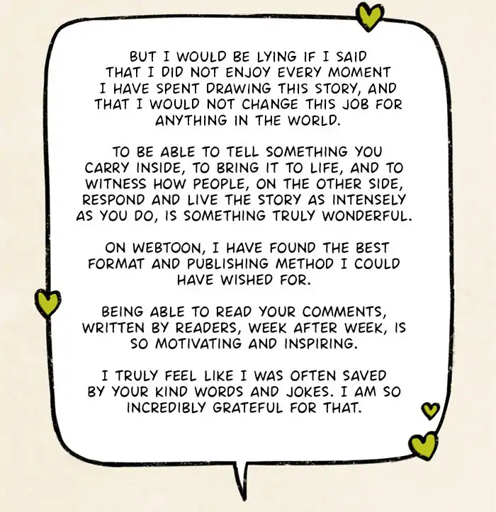 Hooky Chapter 223 page 28 - Chapter 223: Afterword - Q&A and Acknowledgements