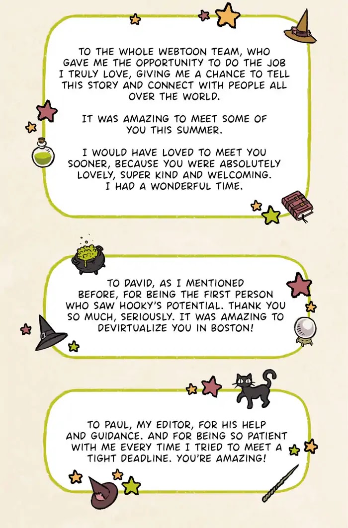 Hooky Chapter 223 page 30 - Chapter 223: Afterword - Q&A and Acknowledgements