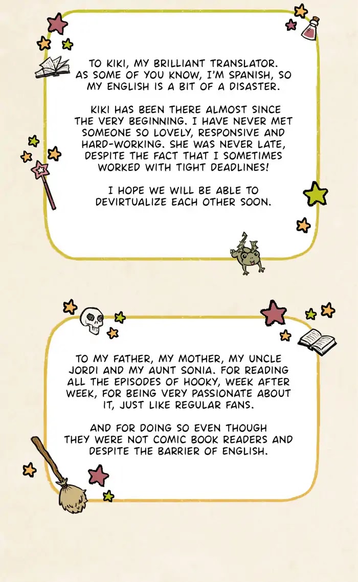 Hooky Chapter 223 page 31 - Chapter 223: Afterword - Q&A and Acknowledgements