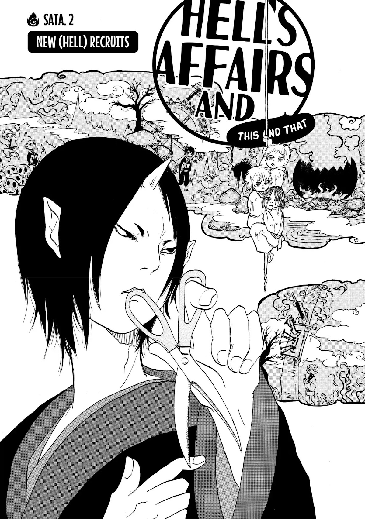 Hoozuki no Reitetsu Chapter 12.5 page 2 - Vol.2 HELL'S AFFAIRS AND THIS AND THAT - SATA 2: NEW (HELL) RECRUITS