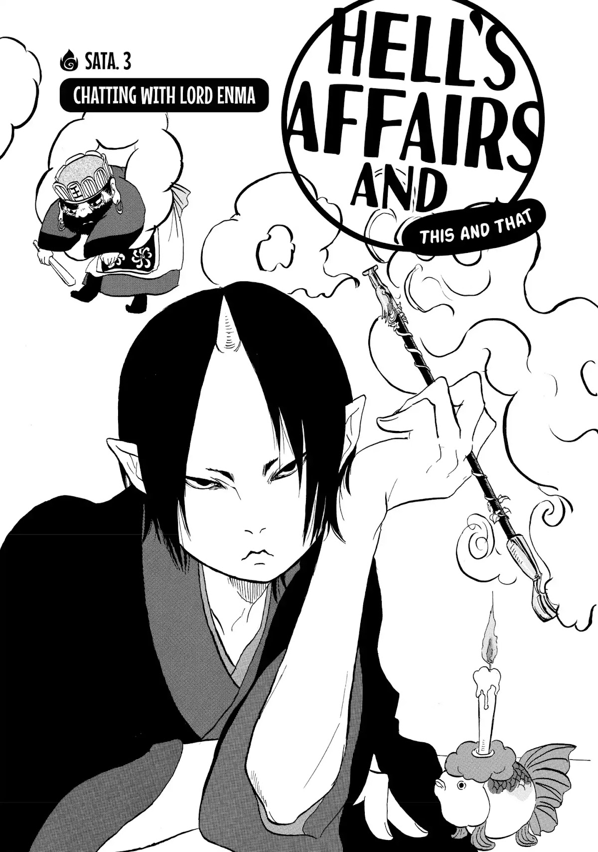 Hoozuki no Reitetsu Chapter 12.6 page 1 - Vol.2 HELL'S AFFAIRS AND THIS AND THAT - SATA 3: CHATTING WITH LORD ENMA