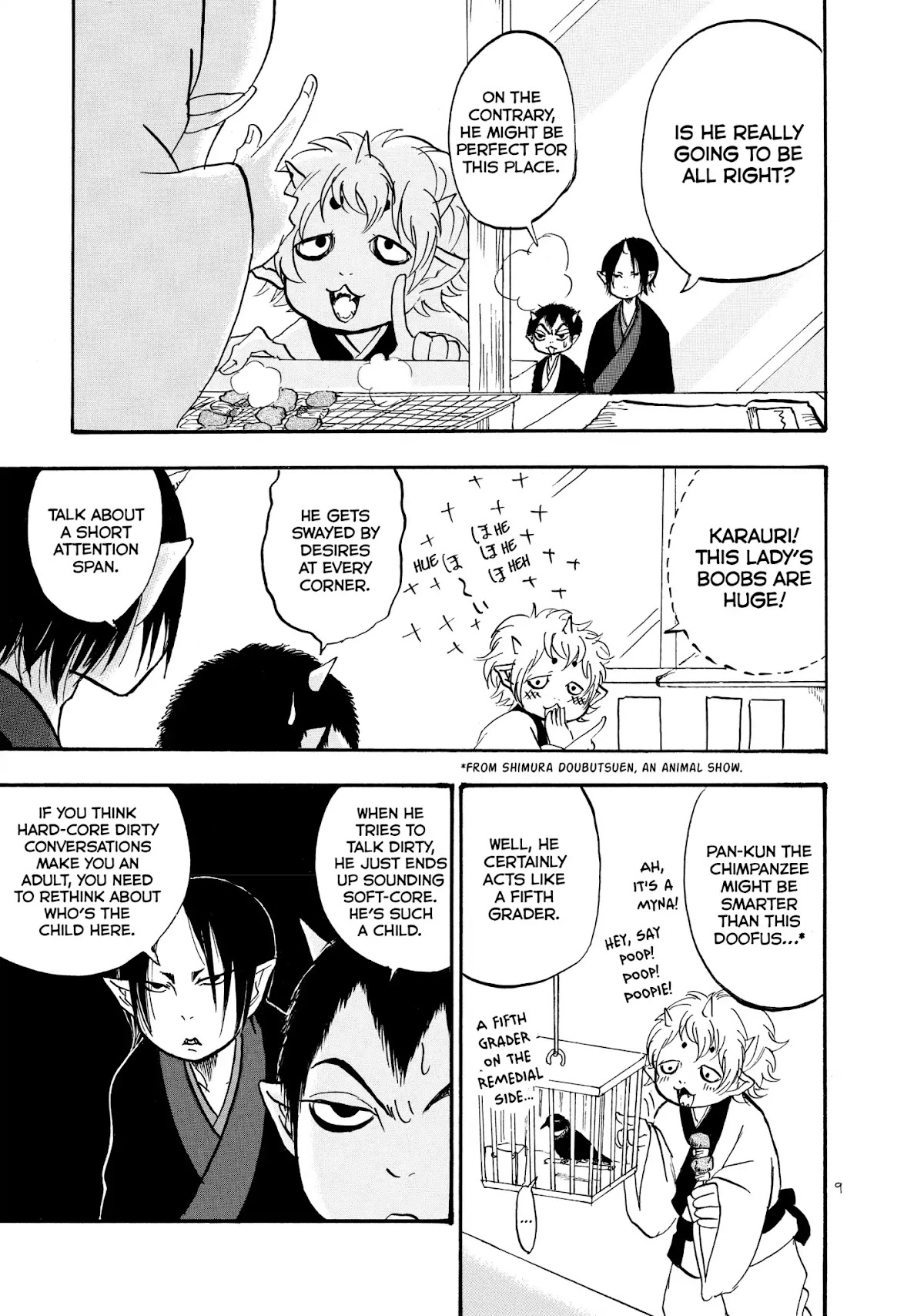 Hoozuki no Reitetsu Chapter 13 page 10 - Chapter 13: MAN, WOMAN AND CRUSHING HELL