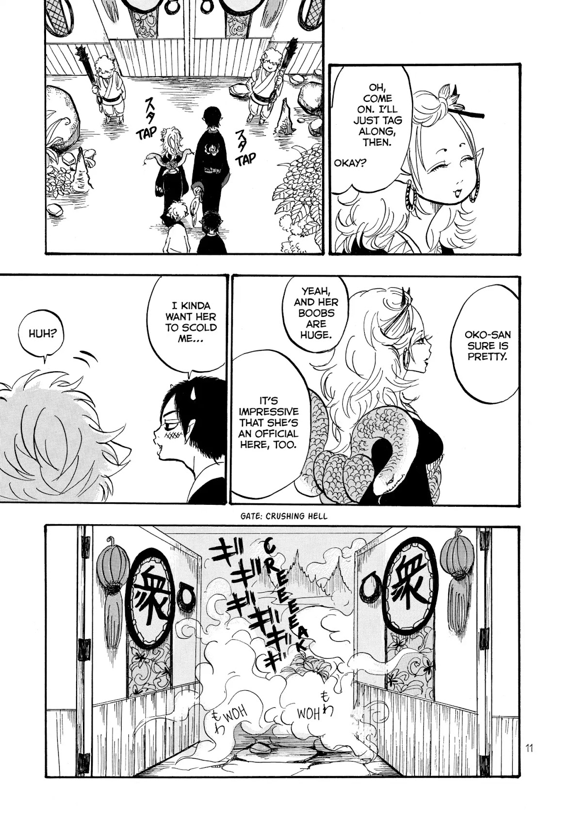 Hoozuki no Reitetsu Chapter 13 page 12 - Chapter 13: MAN, WOMAN AND CRUSHING HELL