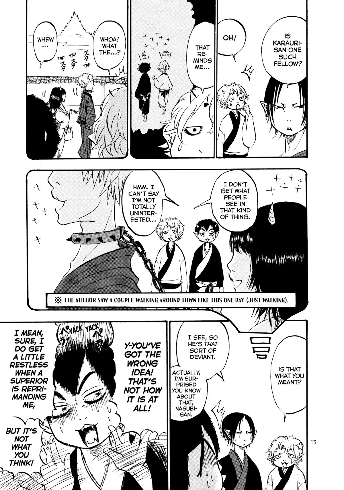 Hoozuki no Reitetsu Chapter 13 page 14 - Chapter 13: MAN, WOMAN AND CRUSHING HELL