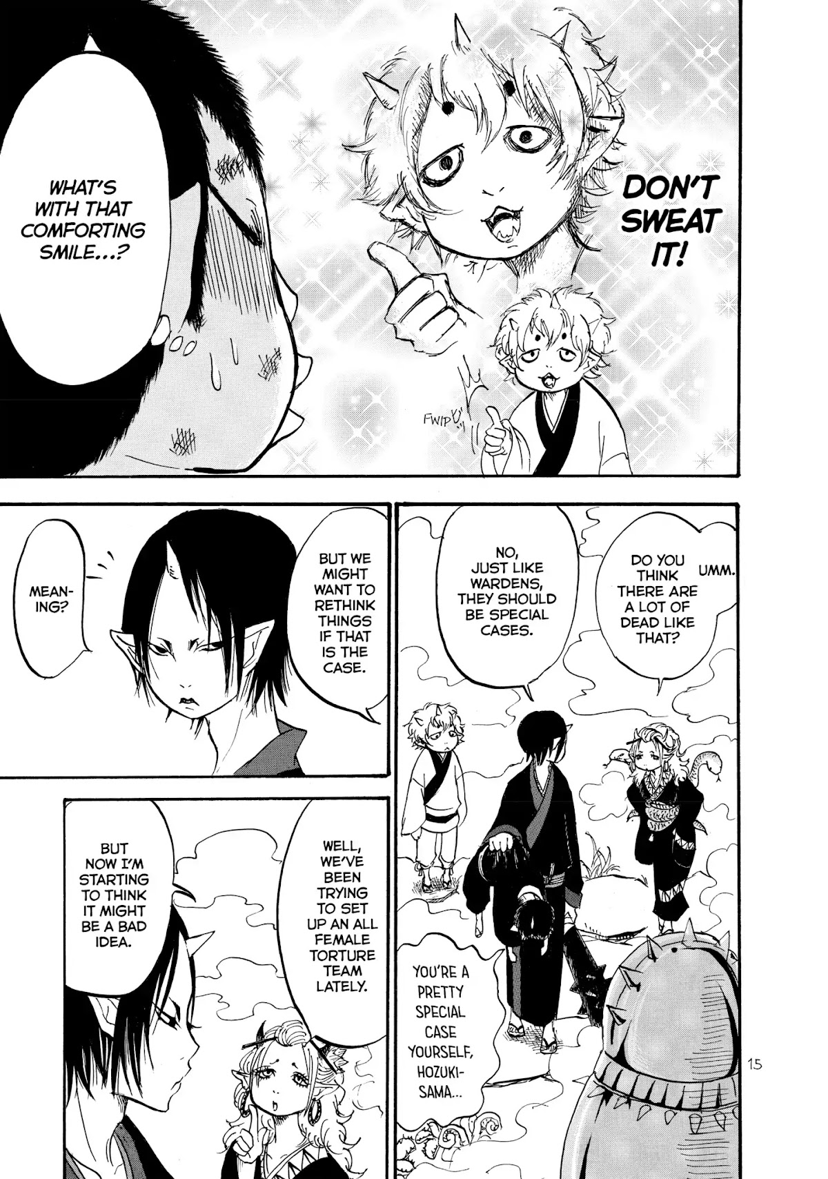 Hoozuki no Reitetsu Chapter 13 page 16 - Chapter 13: MAN, WOMAN AND CRUSHING HELL