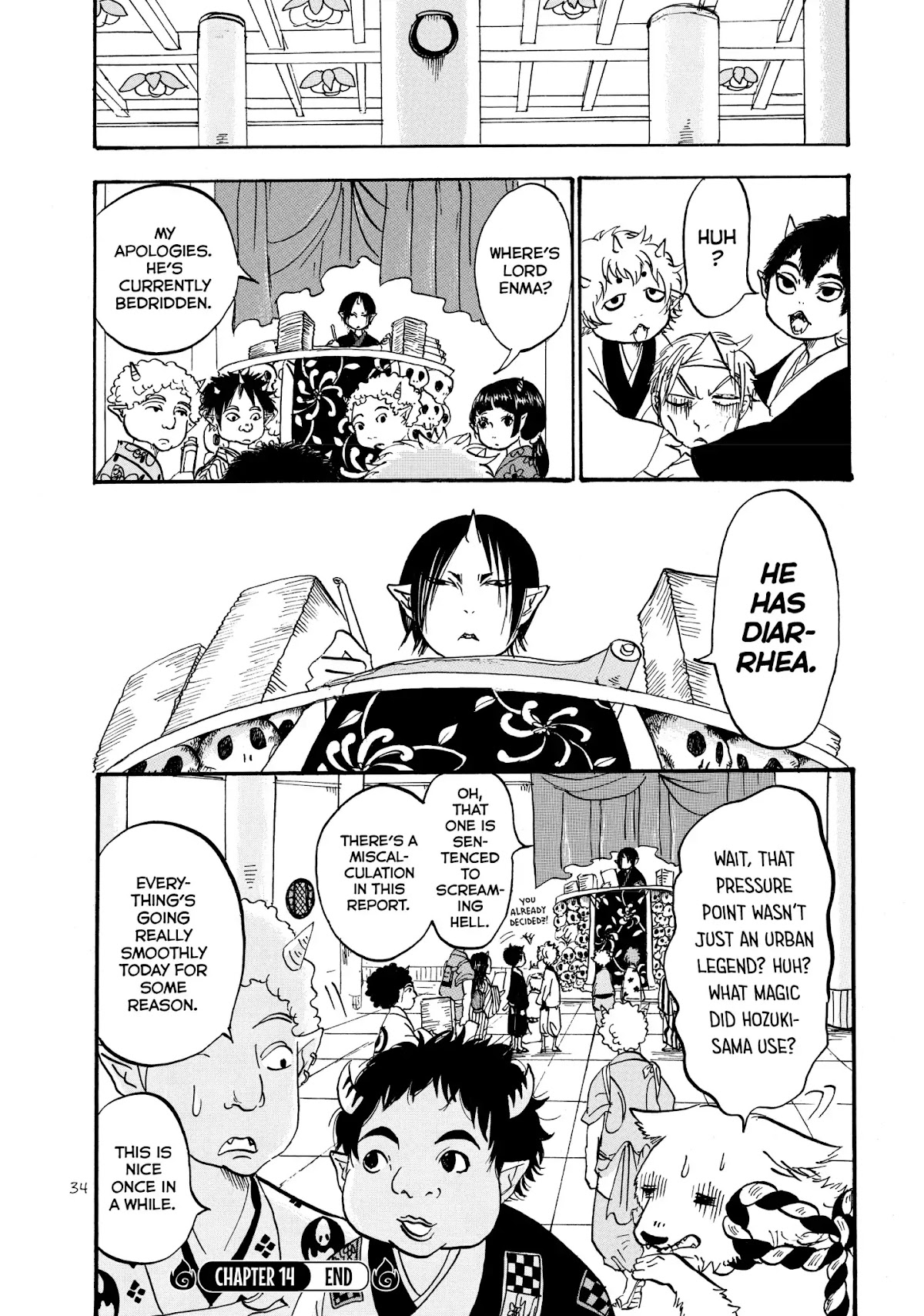 Hoozuki no Reitetsu Chapter 14 page 16 - Chapter 14: HELL STYLE ACUPUNTURE
