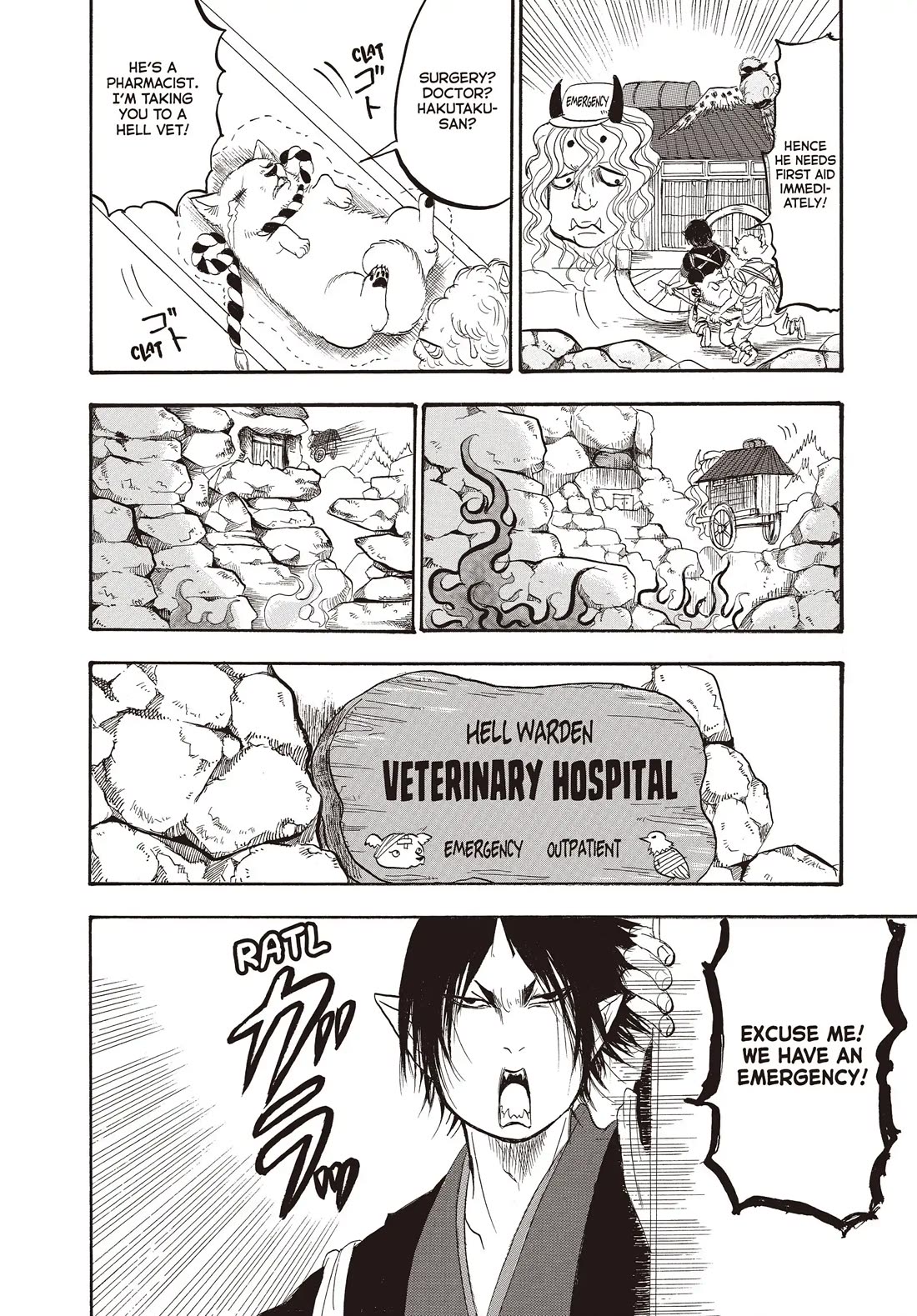 Hoozuki no Reitetsu Chapter 140 page 10 - Chapter 140: SHIRO'S BUTT IS IN A REAL JAM
