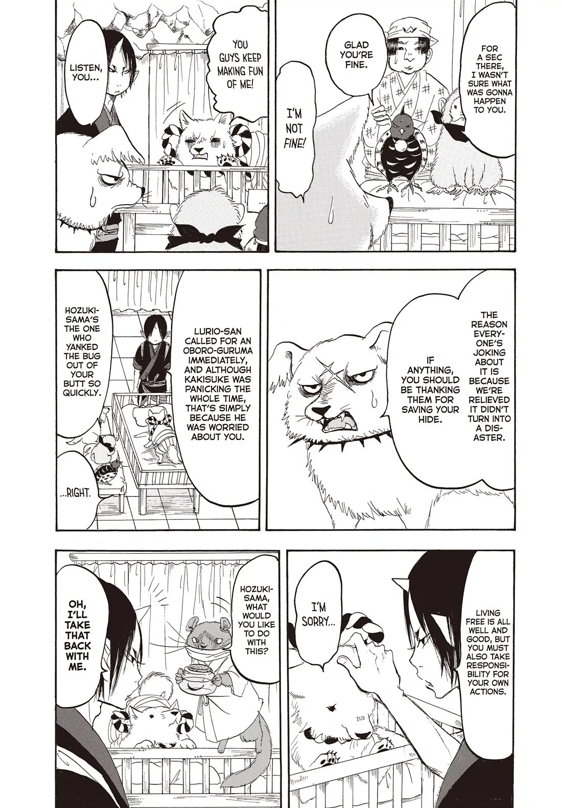 Hoozuki no Reitetsu Chapter 140 page 14 - Chapter 140: SHIRO'S BUTT IS IN A REAL JAM