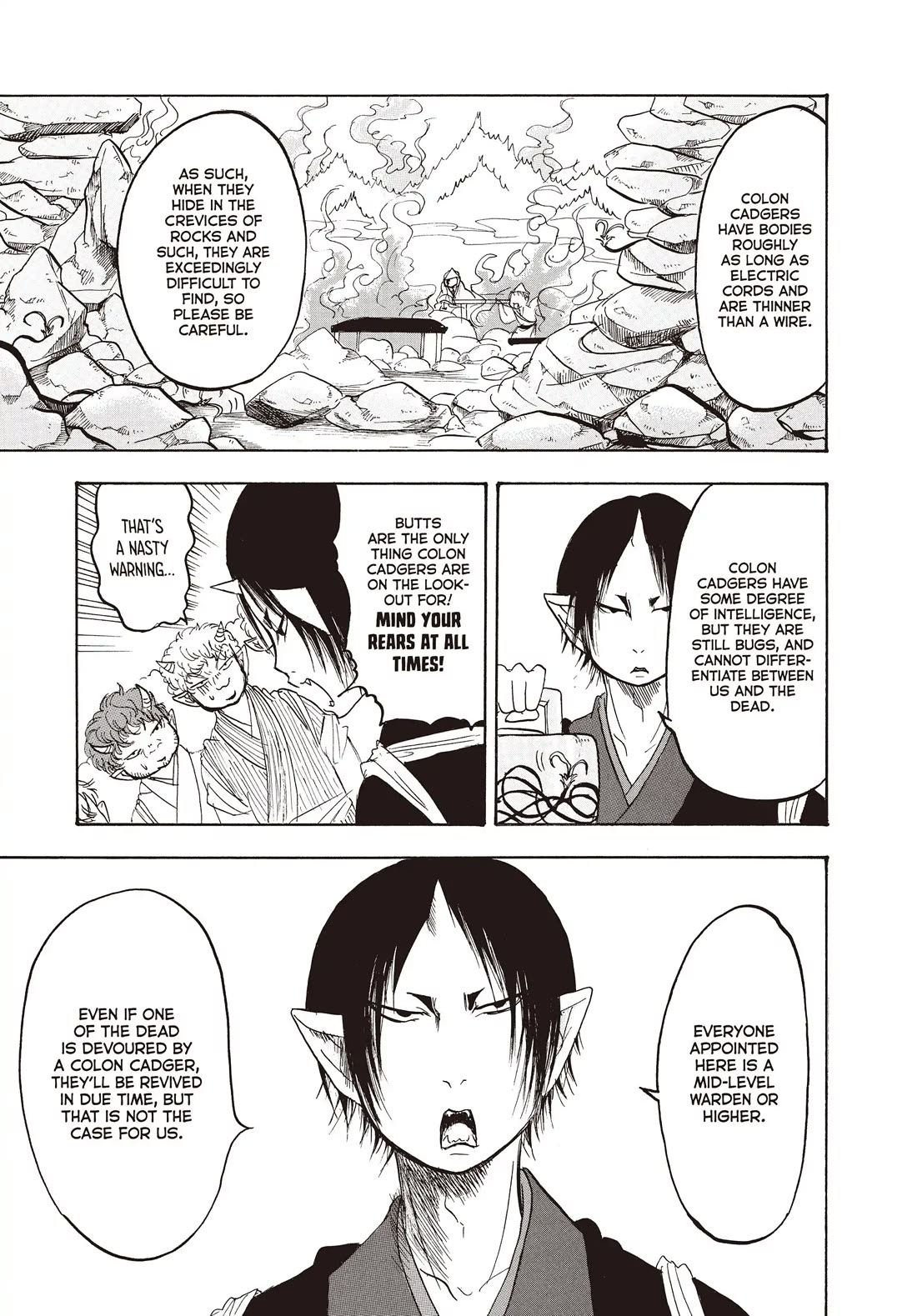 Hoozuki no Reitetsu Chapter 140 page 3 - Chapter 140: SHIRO'S BUTT IS IN A REAL JAM
