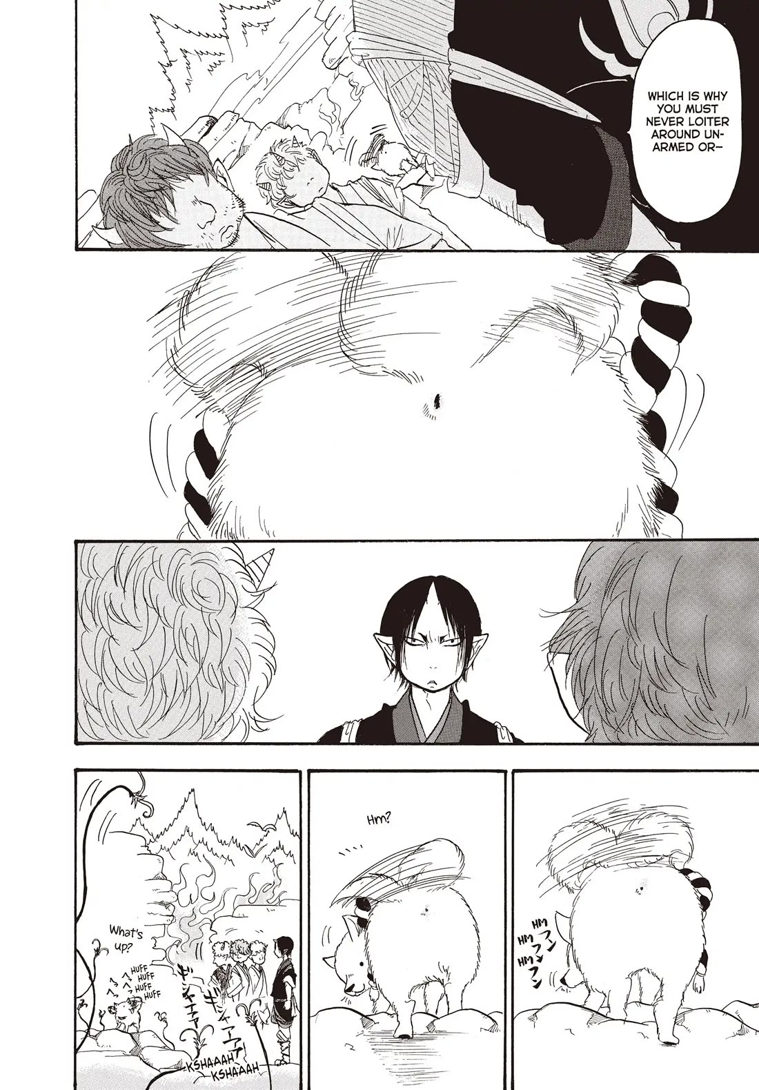 Hoozuki no Reitetsu Chapter 140 page 6 - Chapter 140: SHIRO'S BUTT IS IN A REAL JAM
