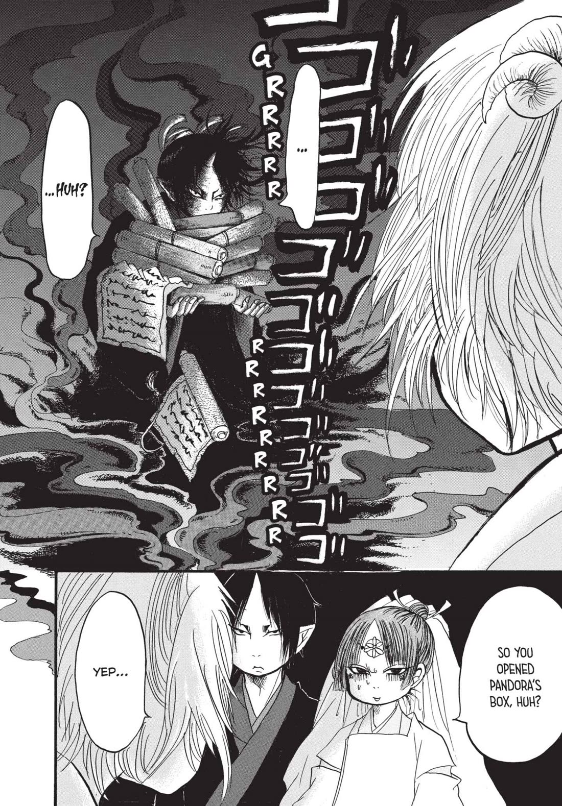 Hoozuki no Reitetsu Chapter 150 page 12 - Chapter 150: THE WOMAN WHO MAKES USE OF YOKAI AND THE MAN ON THE SIDE OF YOKAI