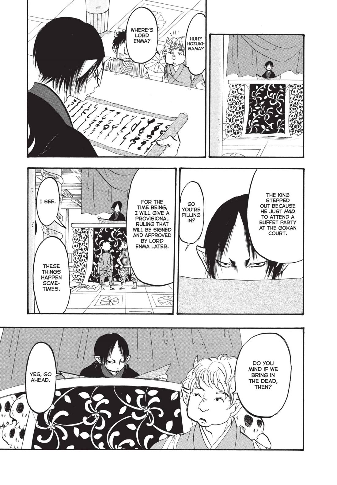 Hoozuki no Reitetsu Chapter 155 page 7 - Chapter 155: AUTUMN, THE SEASON OF APPETITES