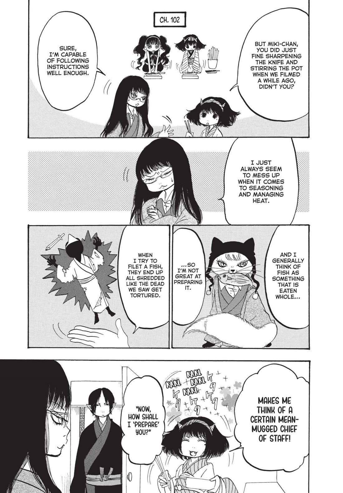 Hoozuki no Reitetsu Chapter 158 page 9 - Chapter 158: CHEF MIKI