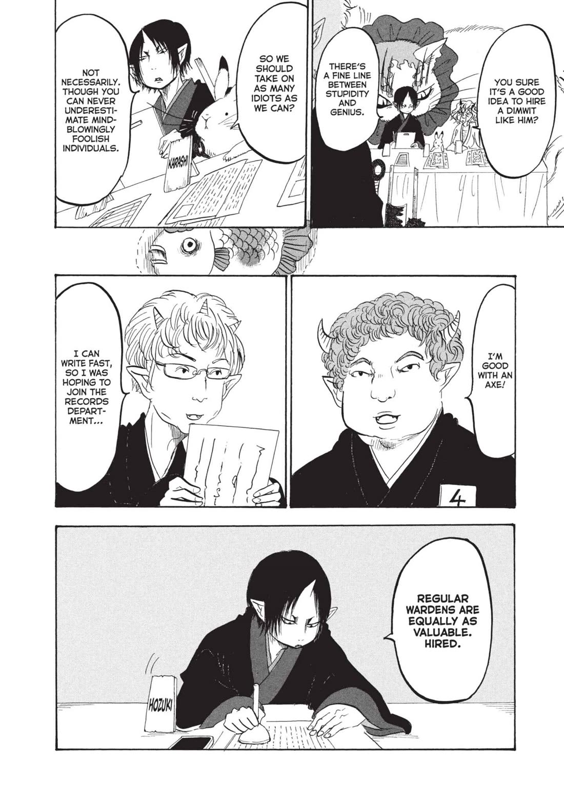 Hoozuki no Reitetsu Chapter 163.5 page 8 - Chapter 163.5: INTERVIEW