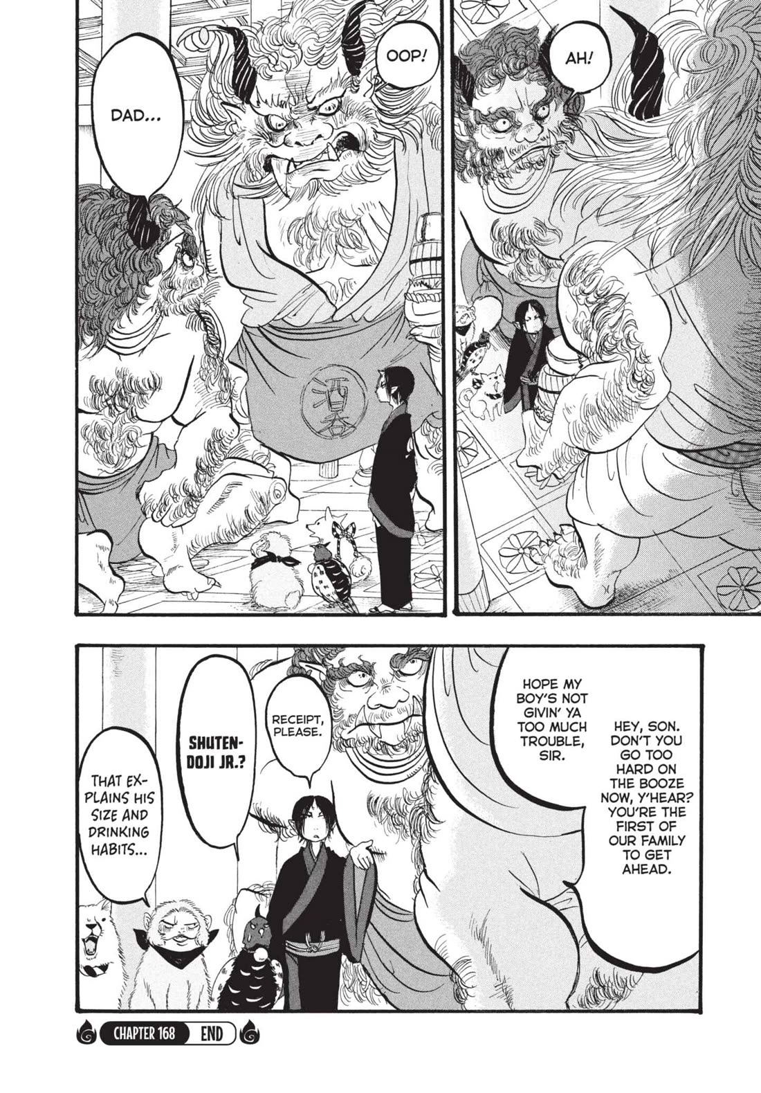 Hoozuki no Reitetsu Chapter 168 page 16 - Chapter 168: OGRE SOAKERS