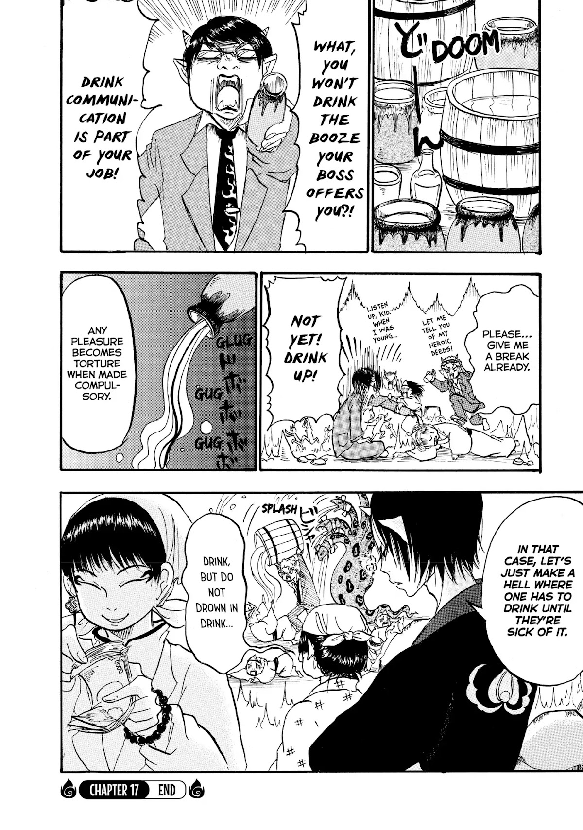 Hoozuki no Reitetsu Chapter 17 page 16 - Chapter 17: A SWARM OF DRUNKARDS