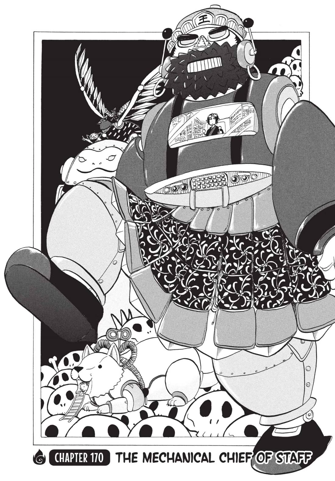 Hoozuki no Reitetsu Chapter 170 page 2 - Chapter 170: THE MECHANICAL CHIEF OF STAFF