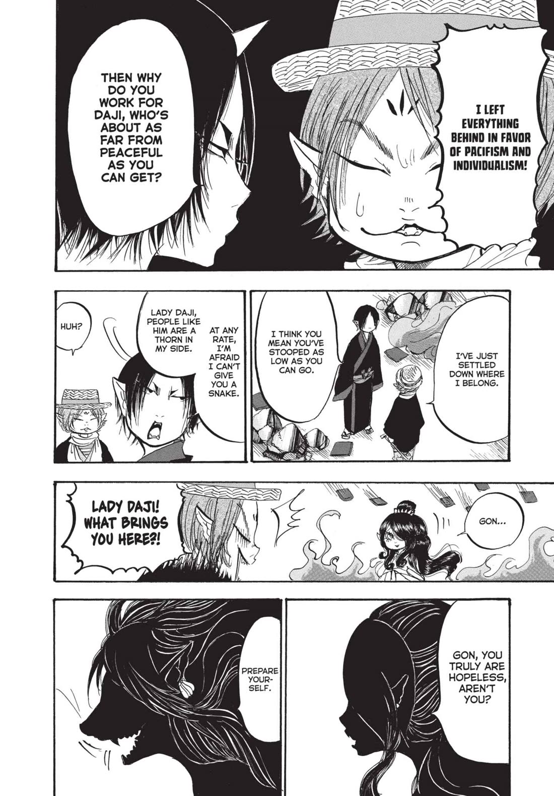 Hoozuki no Reitetsu Chapter 173 page 16 - Chapter 173: GON GETS TO WORK