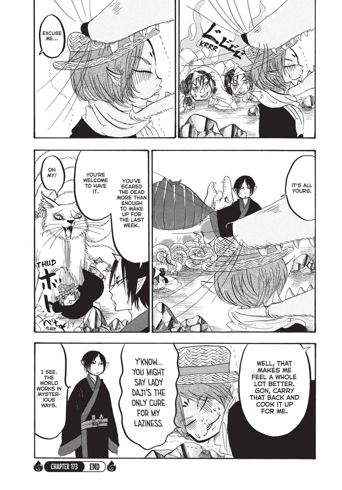 Hoozuki no Reitetsu Chapter 173 page 18 - Chapter 173: GON GETS TO WORK