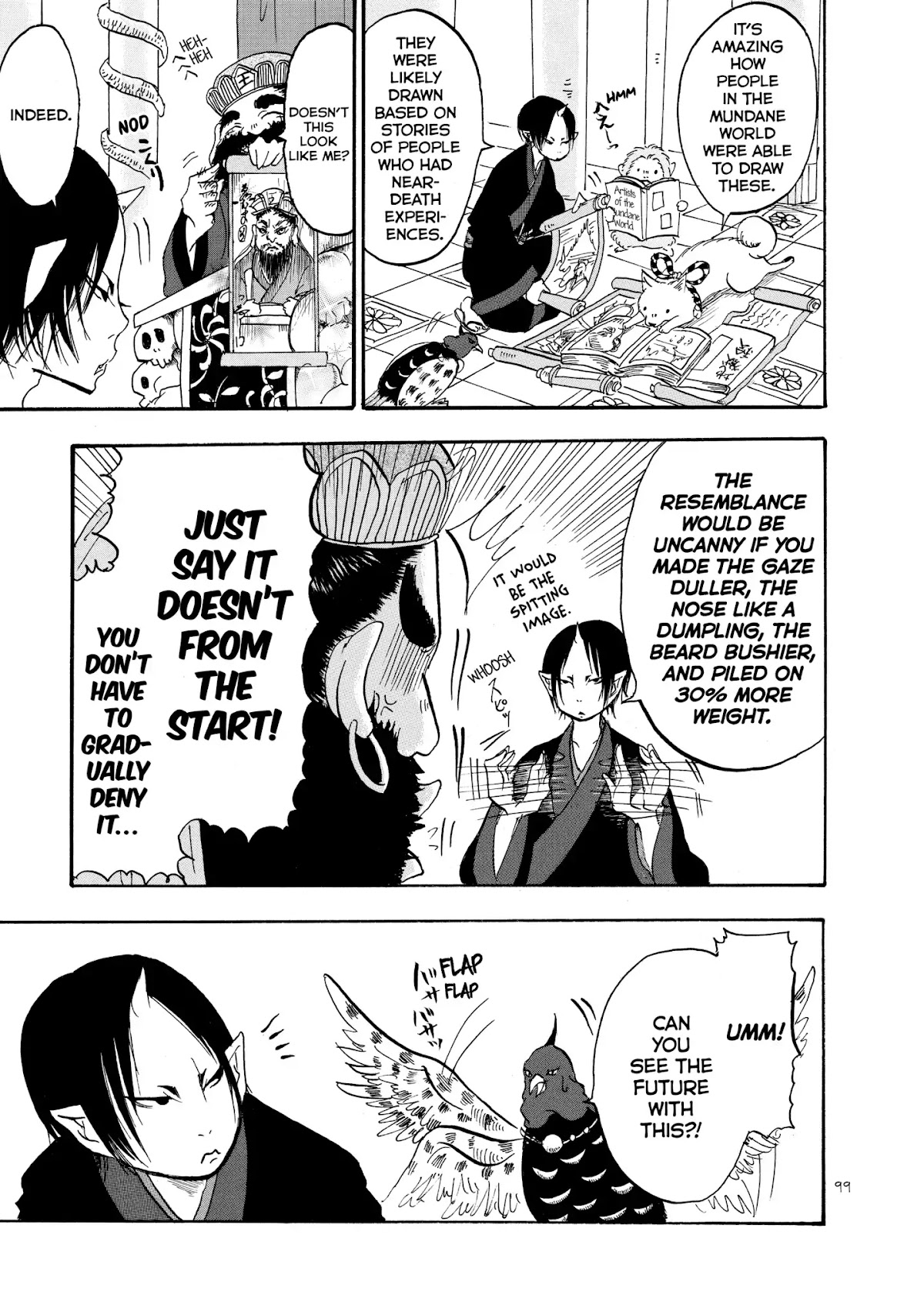 Hoozuki no Reitetsu Chapter 18 page 13 - Chapter 18: THE MUNDANE WORLD AS SEEN THROUGH ENMA'S CRYSTAL MIRROR