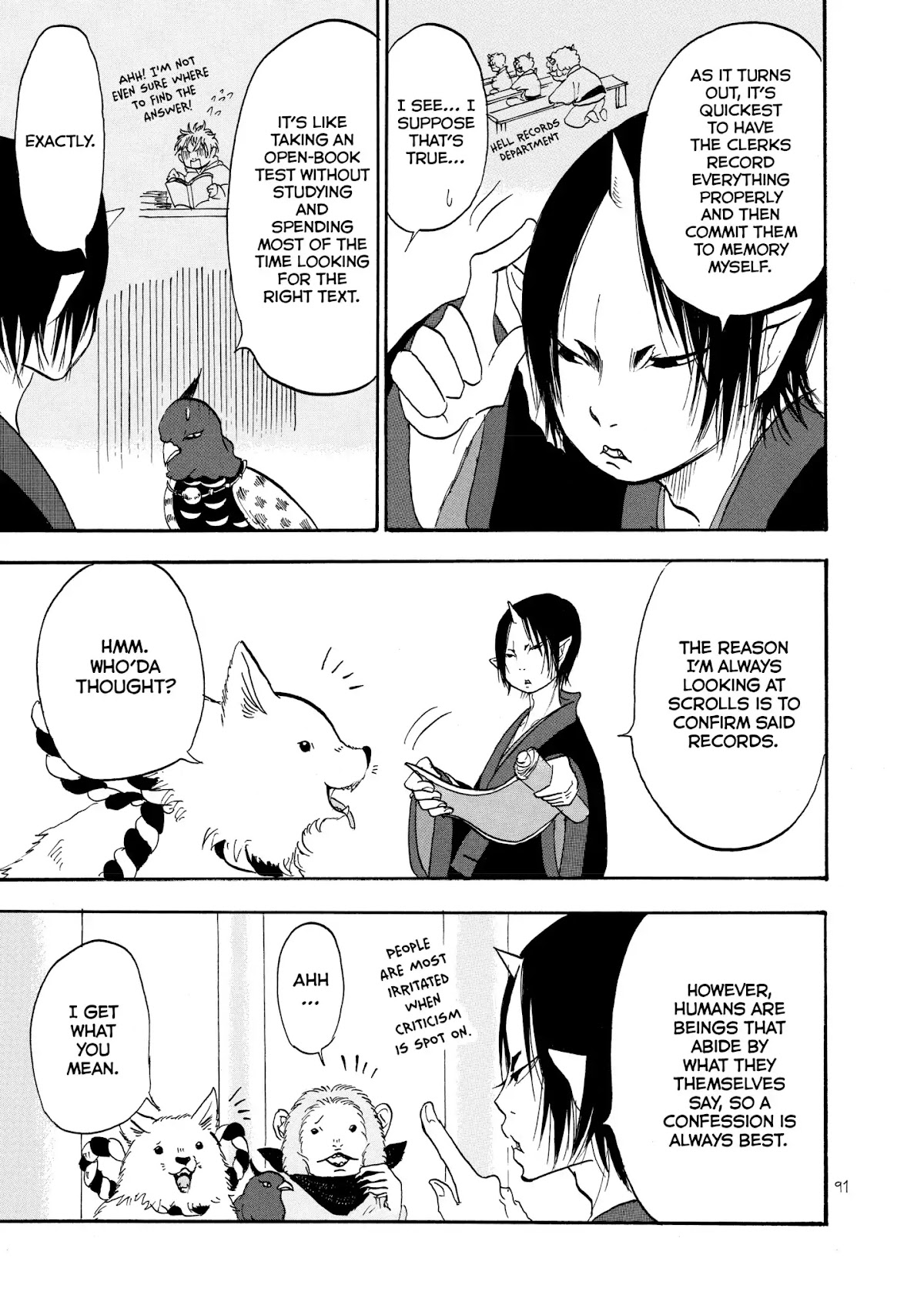 Hoozuki no Reitetsu Chapter 18 page 5 - Chapter 18: THE MUNDANE WORLD AS SEEN THROUGH ENMA'S CRYSTAL MIRROR