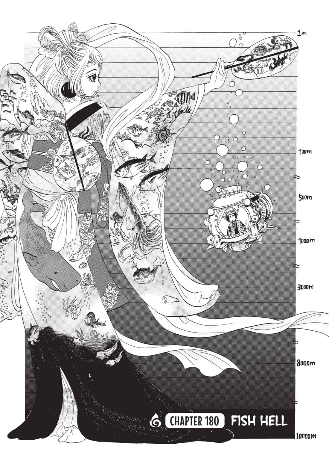 Hoozuki no Reitetsu Chapter 180 page 2 - Chapter 180: FISH HELL