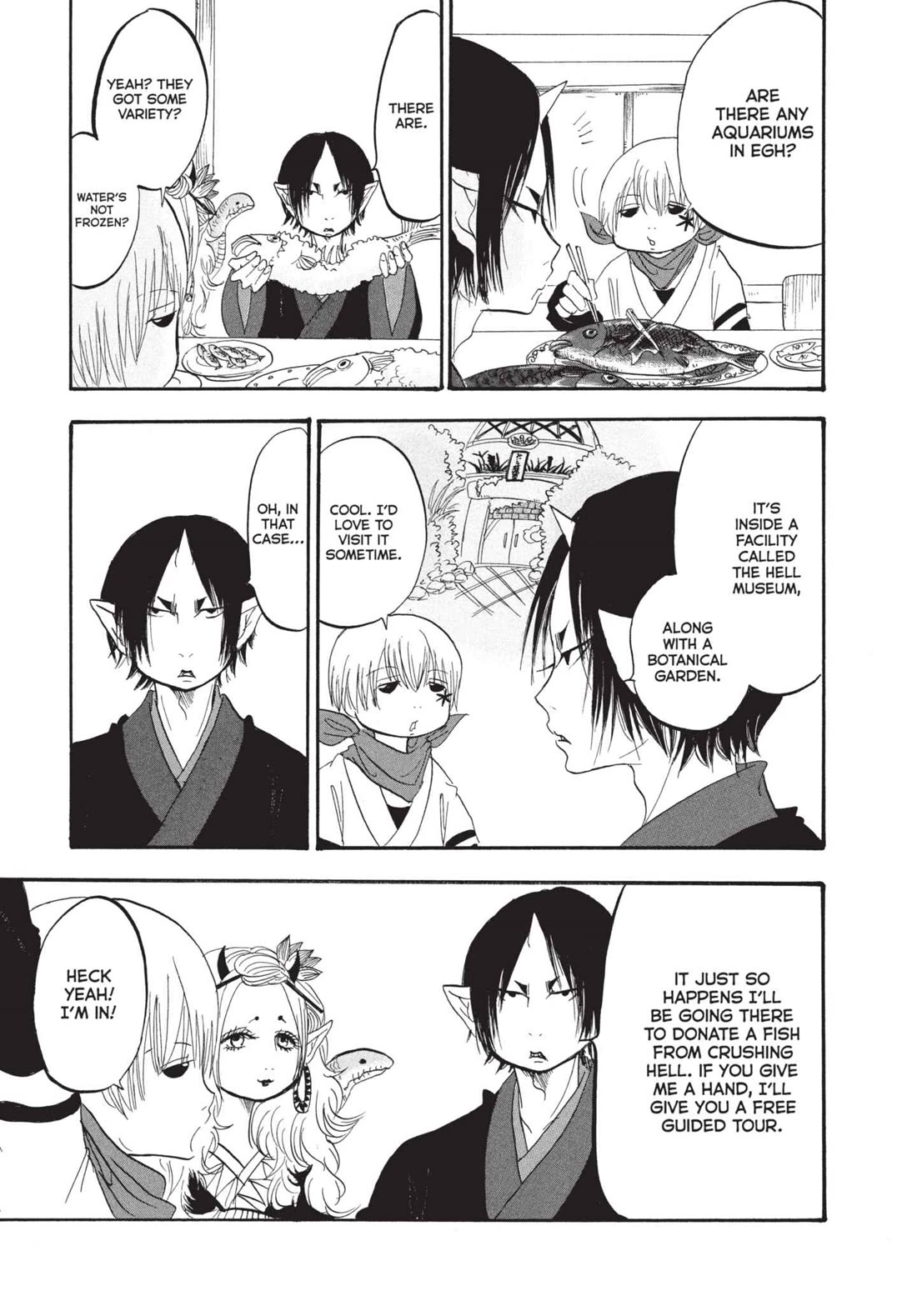 Hoozuki no Reitetsu Chapter 180 page 7 - Chapter 180: FISH HELL