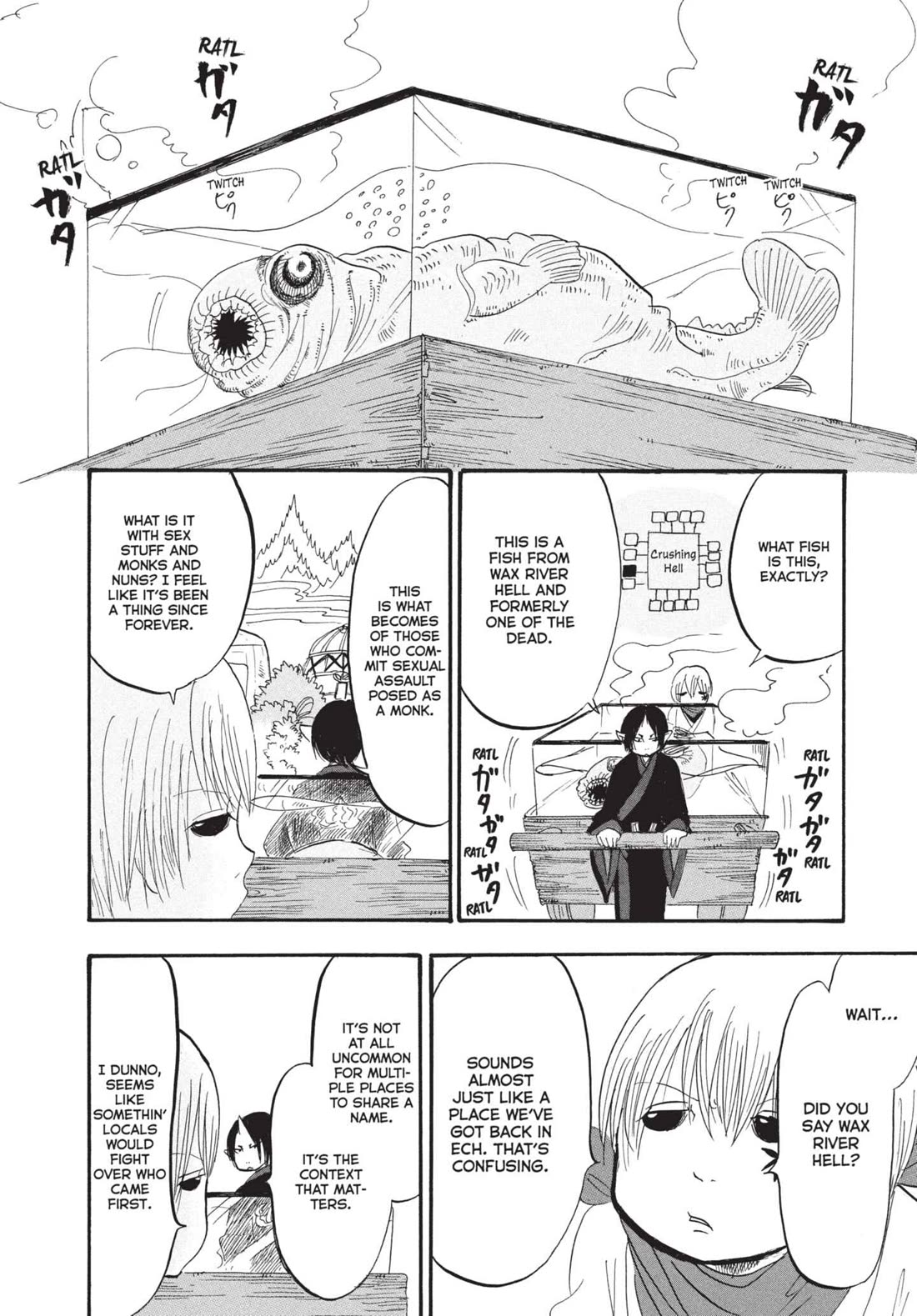 Hoozuki no Reitetsu Chapter 180 page 8 - Chapter 180: FISH HELL
