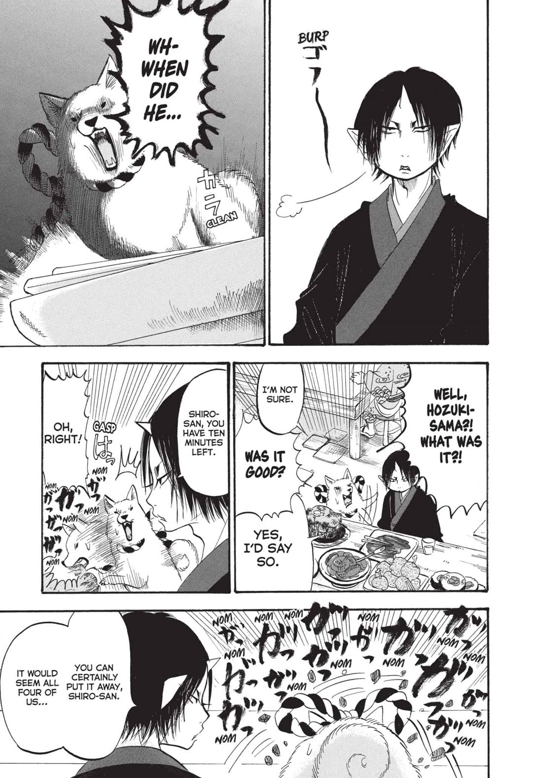 Hoozuki no Reitetsu Chapter 193 page 13 - Chapter 193: ONE SOUP, THREE DISHES, TEN MEATS