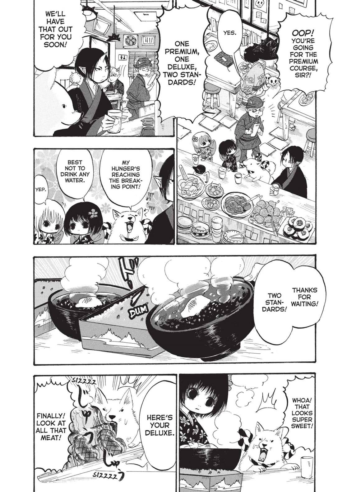 Hoozuki no Reitetsu Chapter 193 page 8 - Chapter 193: ONE SOUP, THREE DISHES, TEN MEATS