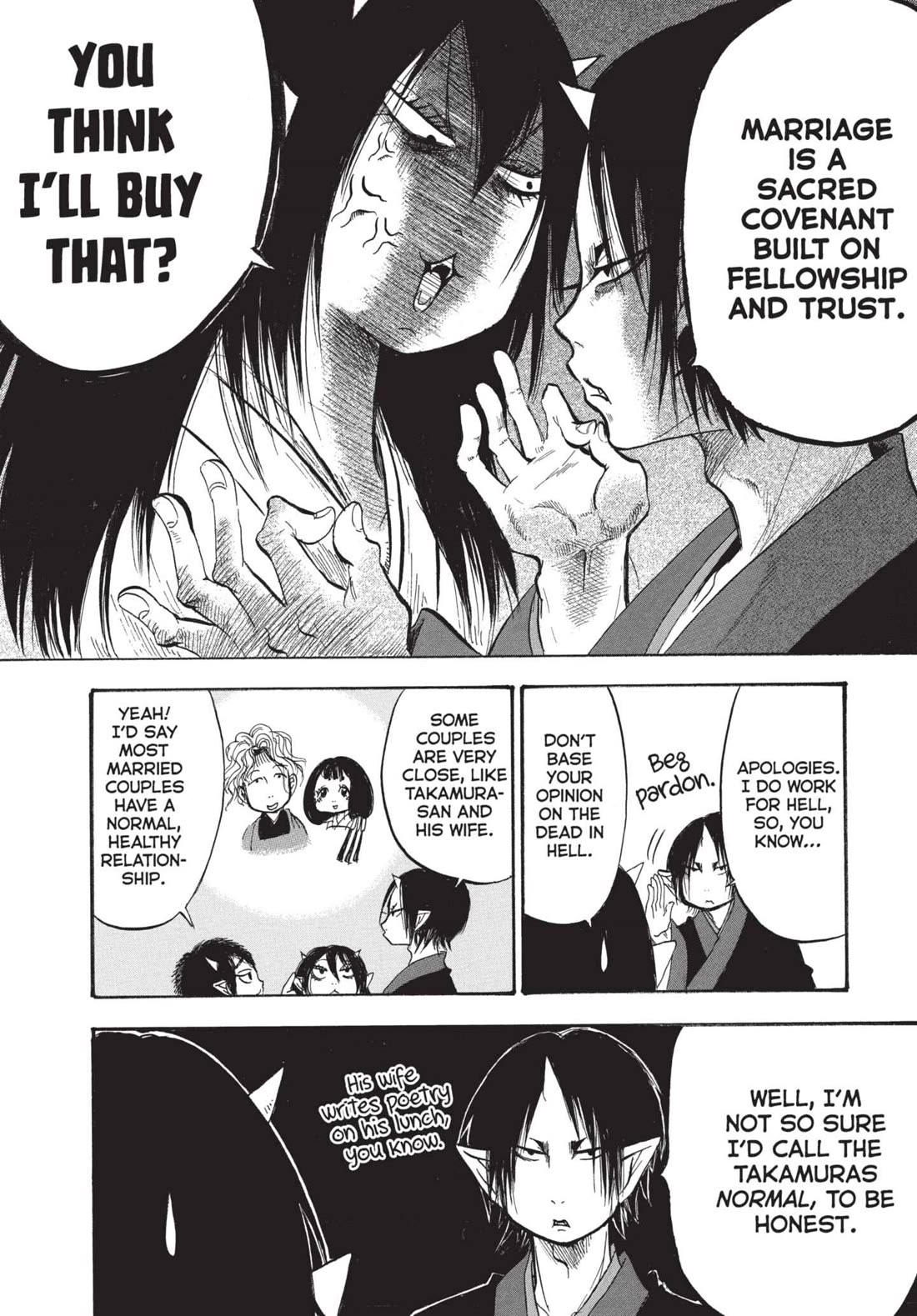 Hoozuki no Reitetsu Chapter 197 page 12 - Chapter 197: MARRIAGES ARE MADE IN HELL