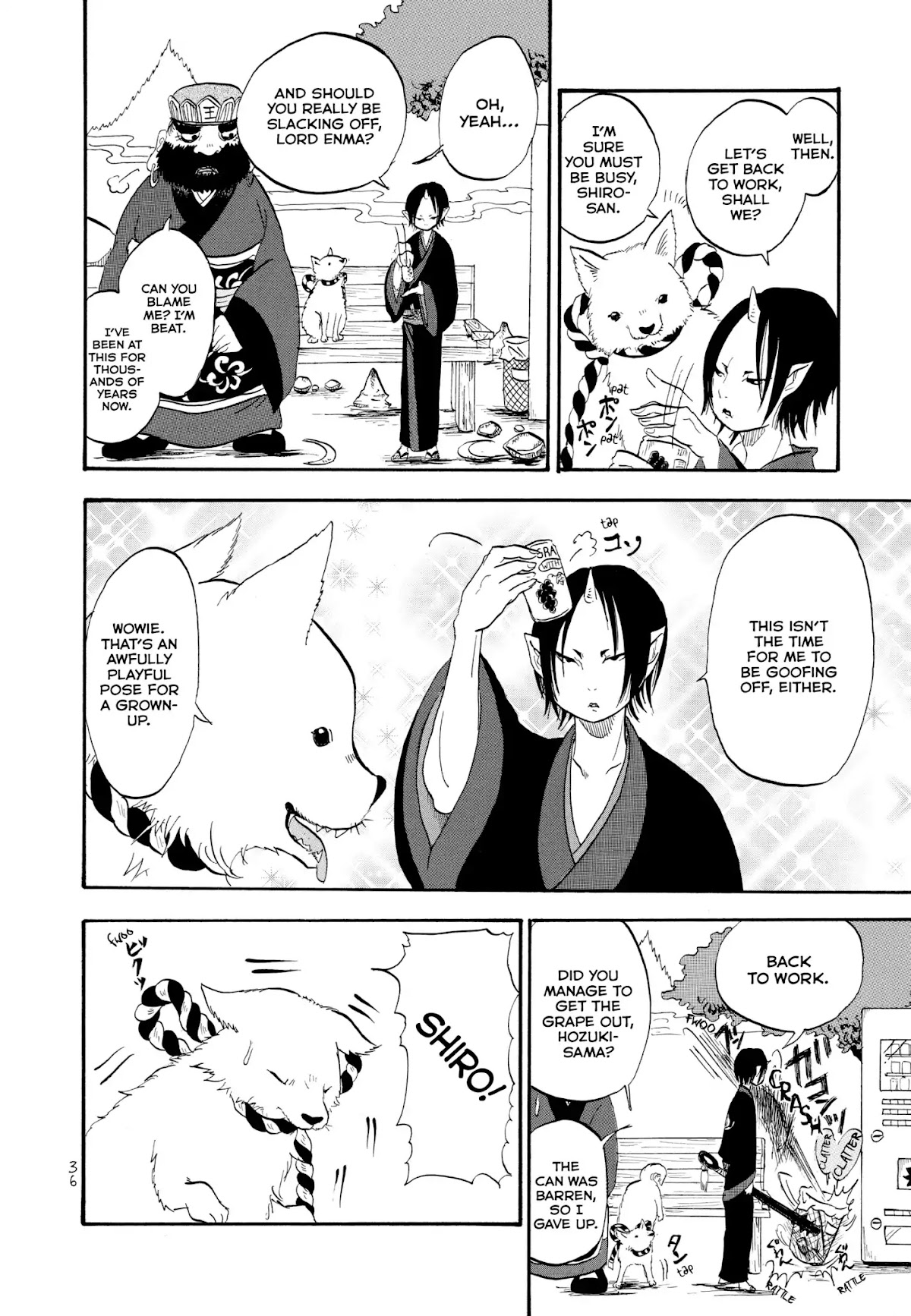 Hoozuki no Reitetsu Chapter 2 page 14 - Chapter 2 : Shiro, Daily Study