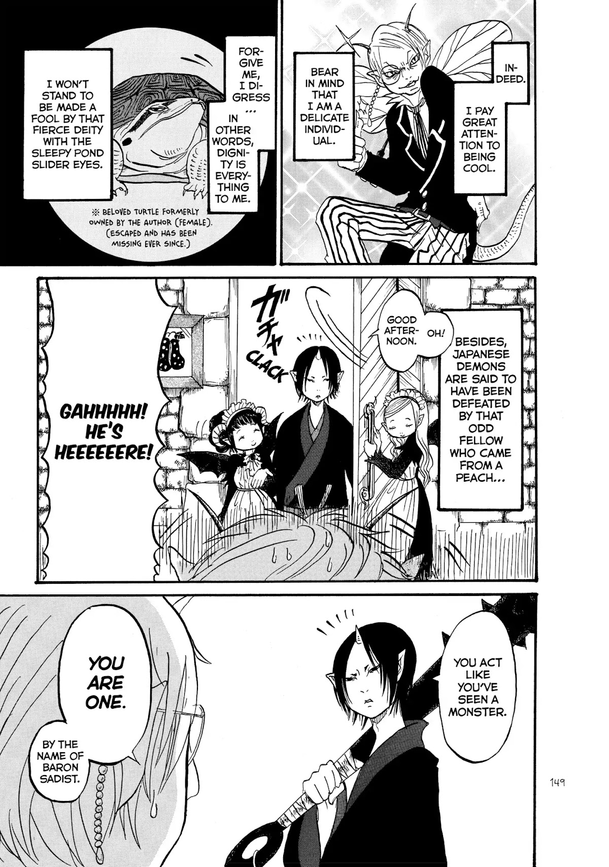 Hoozuki no Reitetsu Chapter 20.6 page 3 - Vol.3 Extra Chapters: HELL AFFAIRS AND THIS AND THAT - SATA 5: RIGHT-HAND BLUES REVISITED