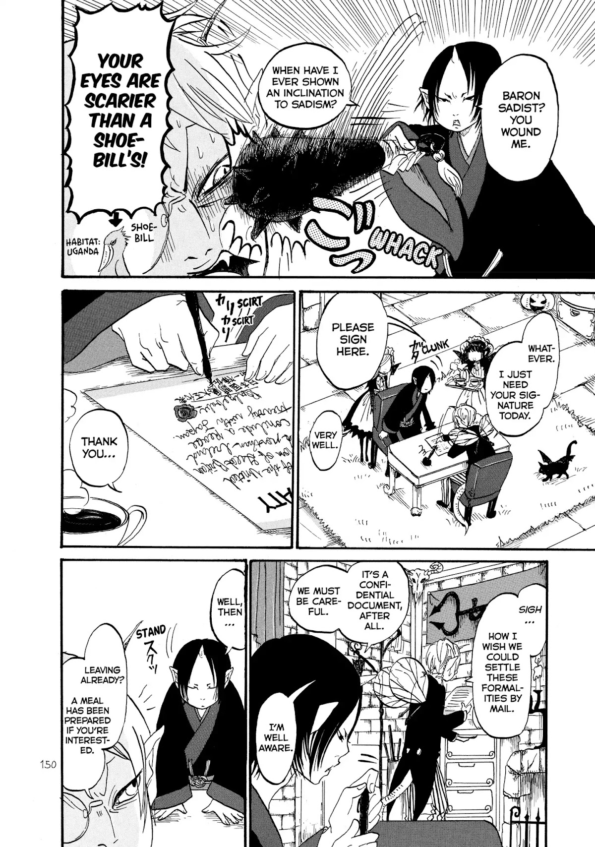 Hoozuki no Reitetsu Chapter 20.6 page 4 - Vol.3 Extra Chapters: HELL AFFAIRS AND THIS AND THAT - SATA 5: RIGHT-HAND BLUES REVISITED