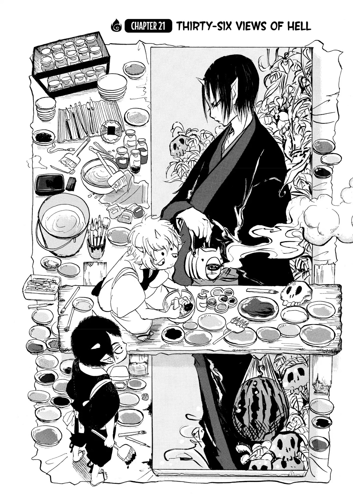 Hoozuki no Reitetsu Chapter 21 page 5 - Chapter 21: THIRTY-SIX VIEWS OF HELL