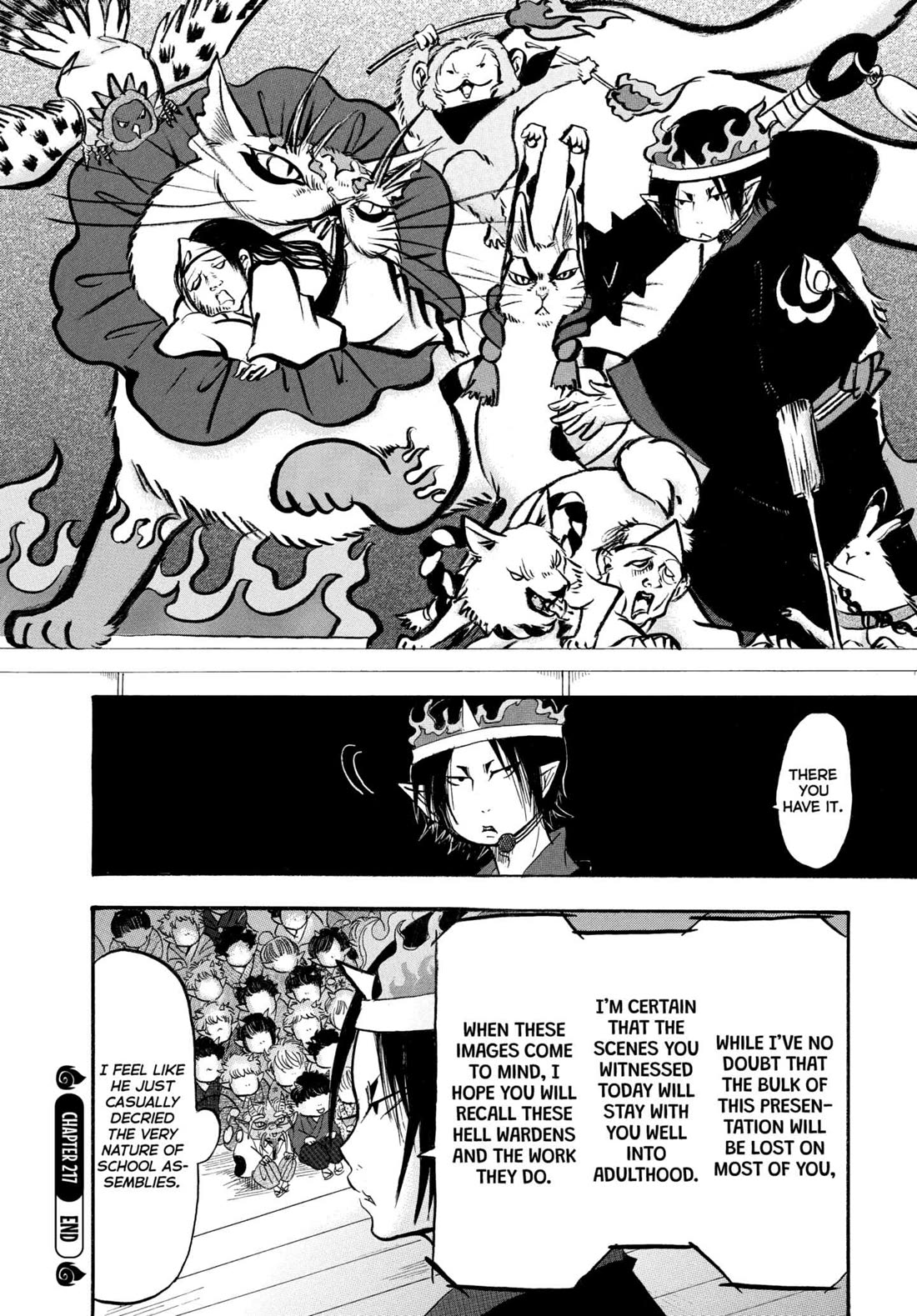 Hoozuki no Reitetsu Chapter 217 page 16 - Chapter 217: A HELLISH PRESENTATION