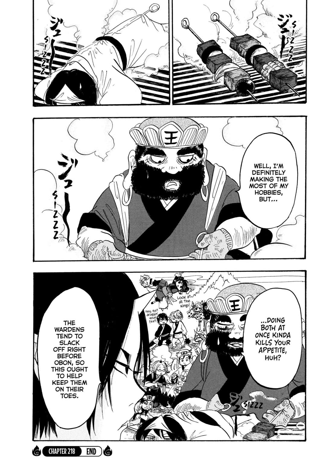 Hoozuki no Reitetsu Chapter 218 page 18 - Chapter 218: COOKING