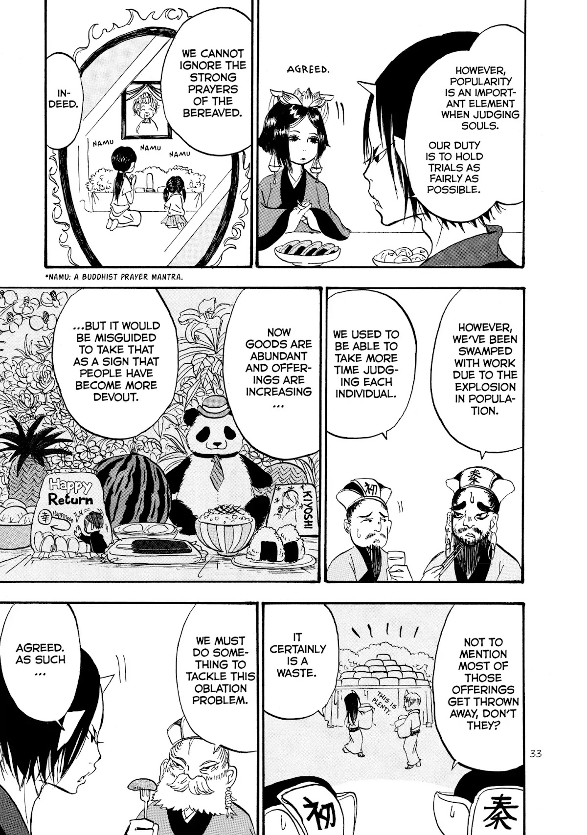 Hoozuki no Reitetsu Chapter 22 page 15 - Chapter 22: THE TEN KINGS' BANQUET