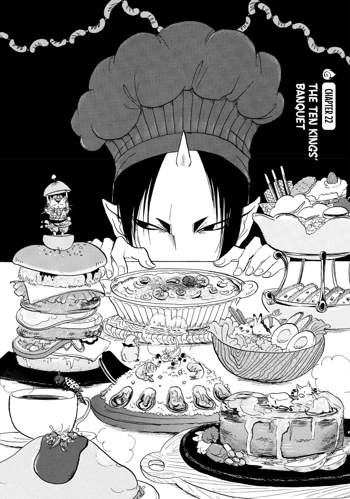 Hoozuki no Reitetsu Chapter 22 page 2 - Chapter 22: THE TEN KINGS' BANQUET