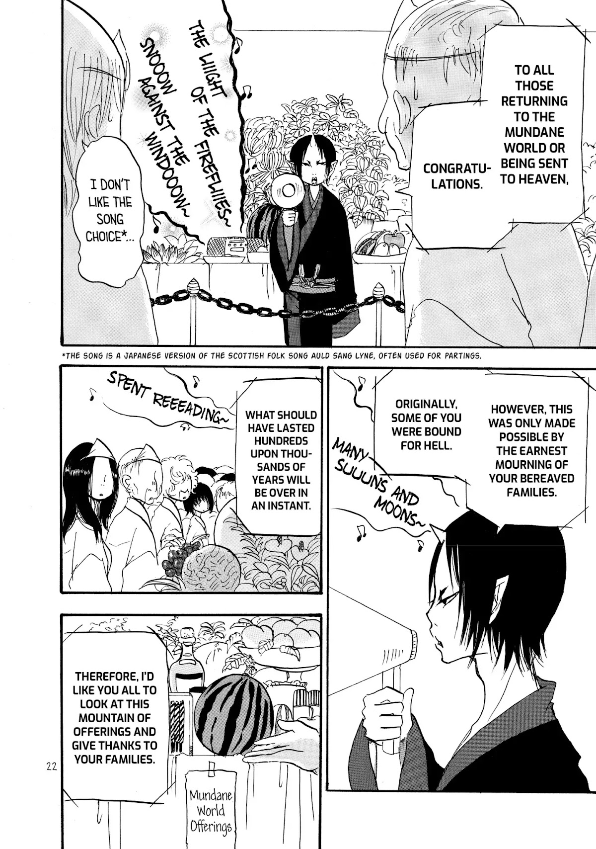 Hoozuki no Reitetsu Chapter 22 page 4 - Chapter 22: THE TEN KINGS' BANQUET