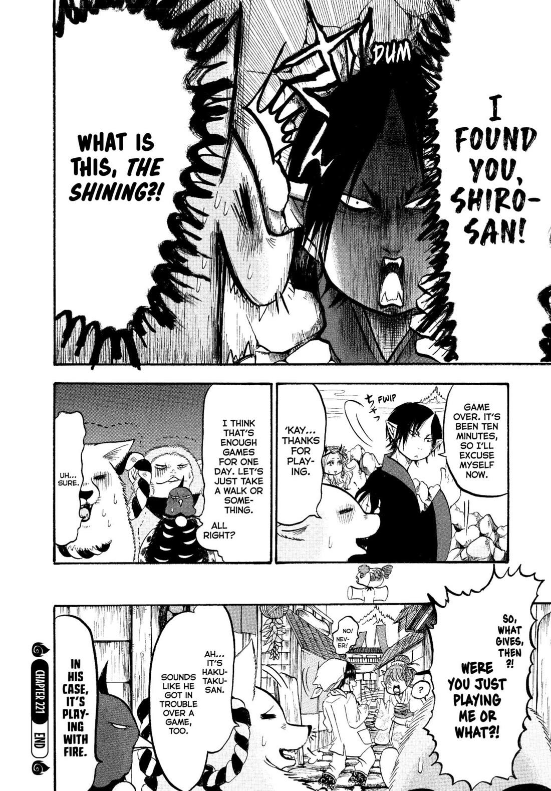 Hoozuki no Reitetsu Chapter 221 page 16 - Chapter 221: CASUAL PLAY