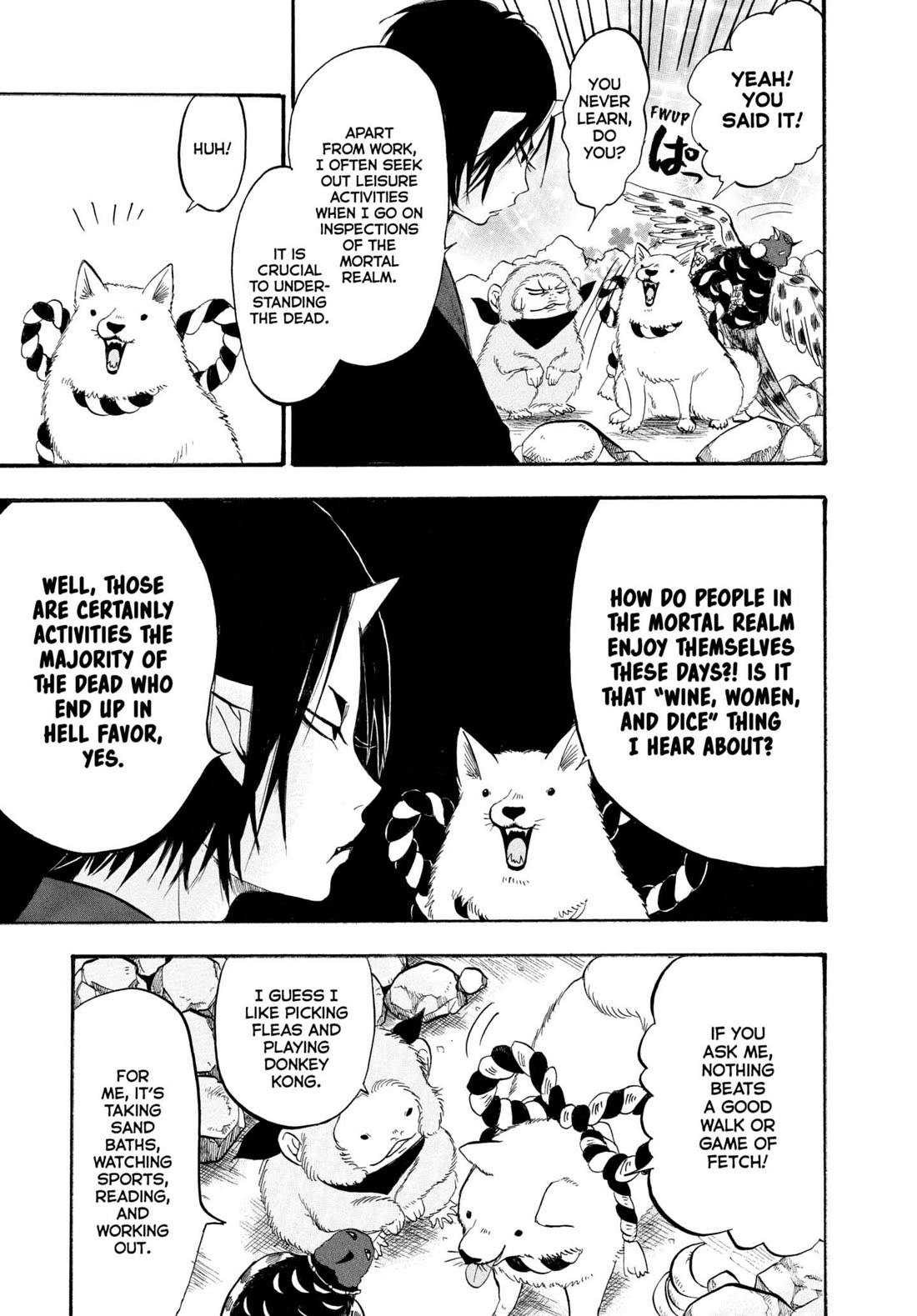 Hoozuki no Reitetsu Chapter 221 page 7 - Chapter 221: CASUAL PLAY