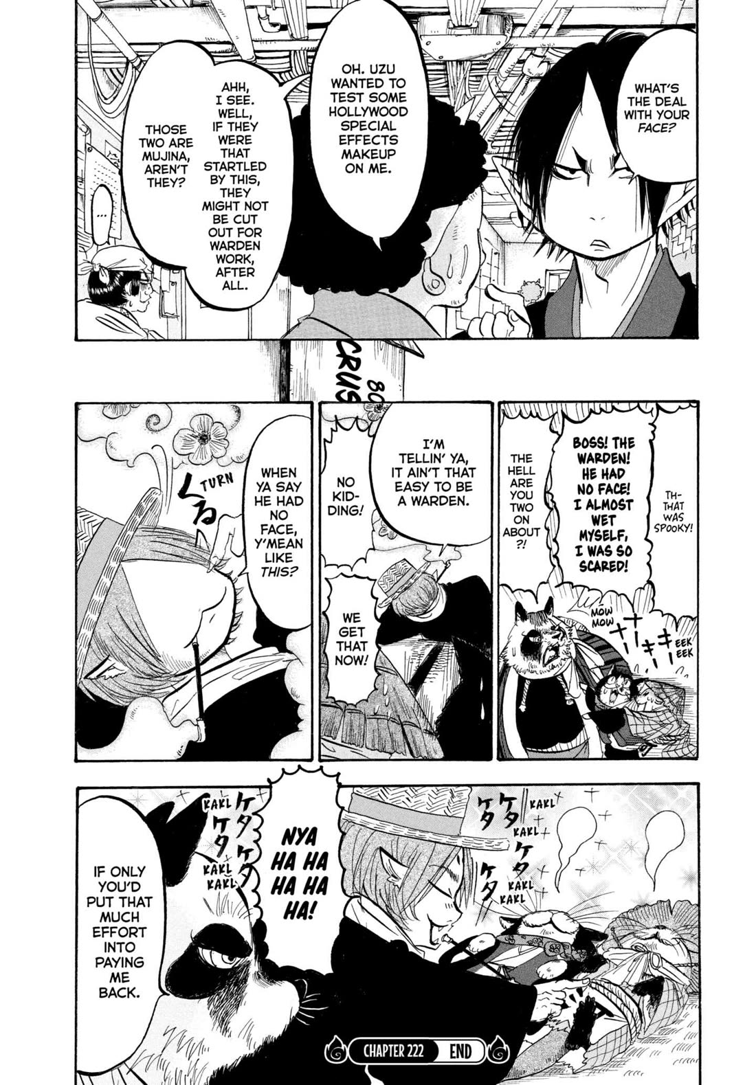 Hoozuki no Reitetsu Chapter 222 page 16 - Chapter 222: MUJINA
