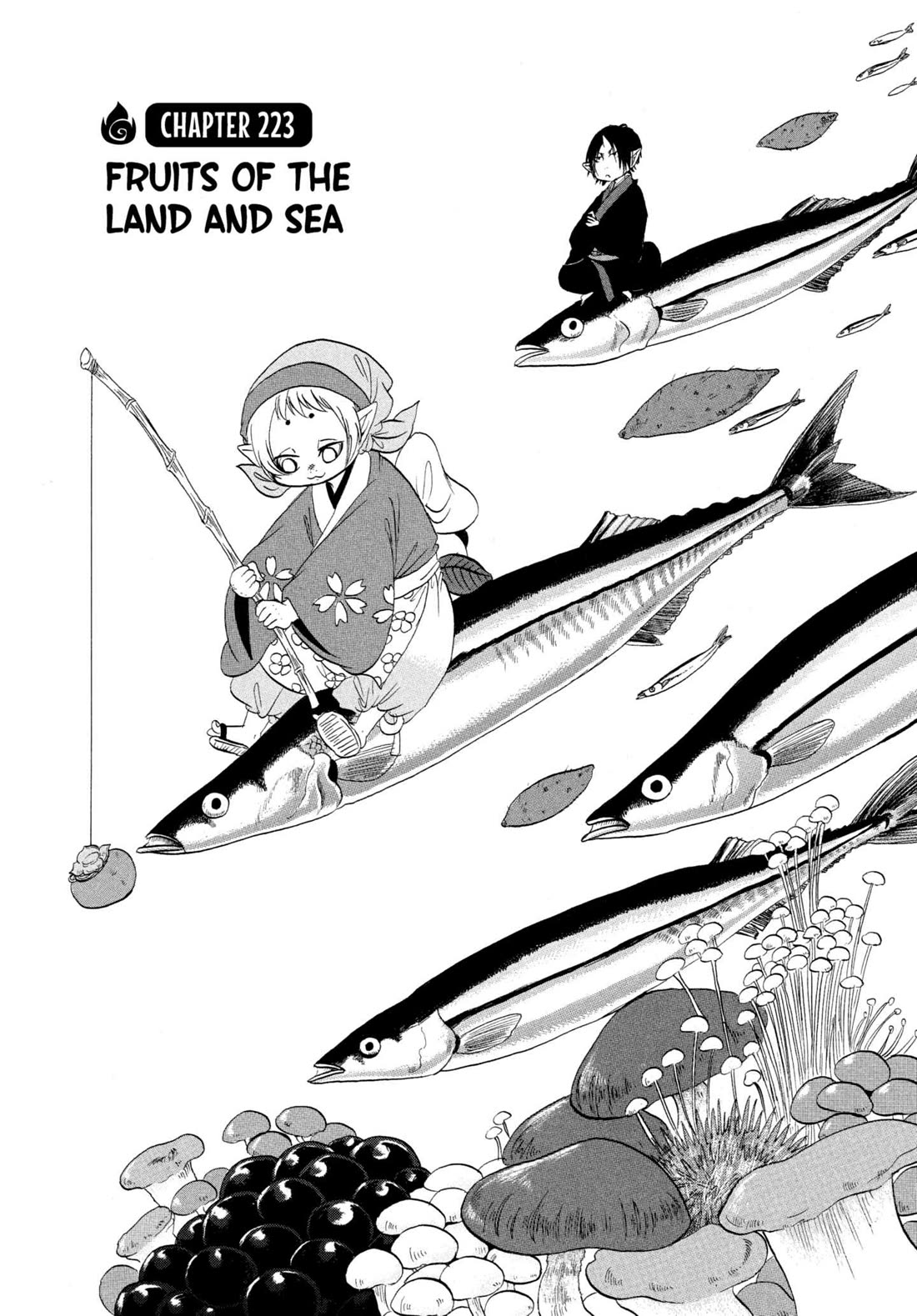 Hoozuki no Reitetsu Chapter 223 page 2 - Chapter 223: FRUITS OF THE LAND AND SEA