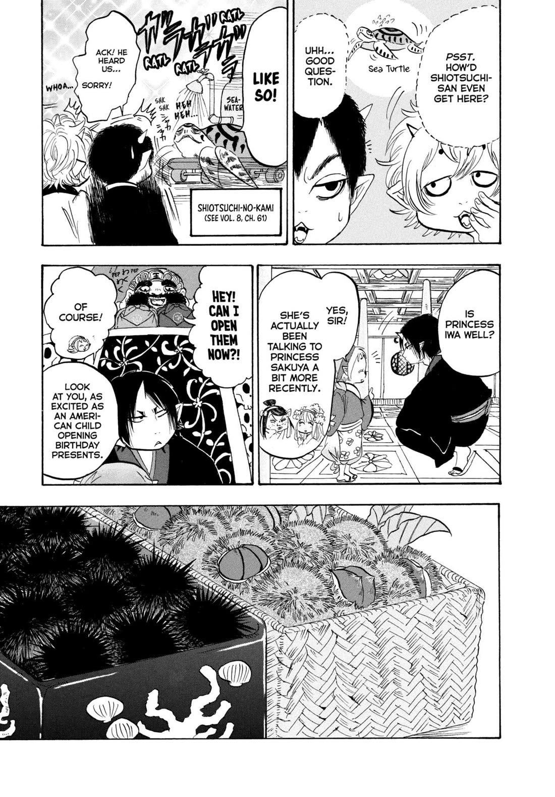 Hoozuki no Reitetsu Chapter 223 page 5 - Chapter 223: FRUITS OF THE LAND AND SEA