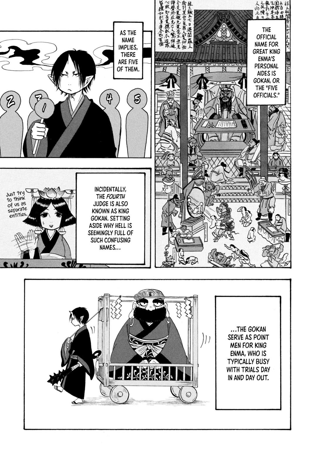 Hoozuki no Reitetsu Chapter 224 page 1 - Chapter 224: THE FIVE OFFICIALS